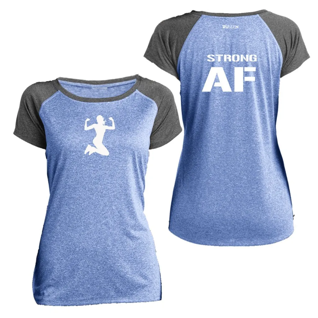 Women's Reflective Short Sleeve Shirt - Strong AF