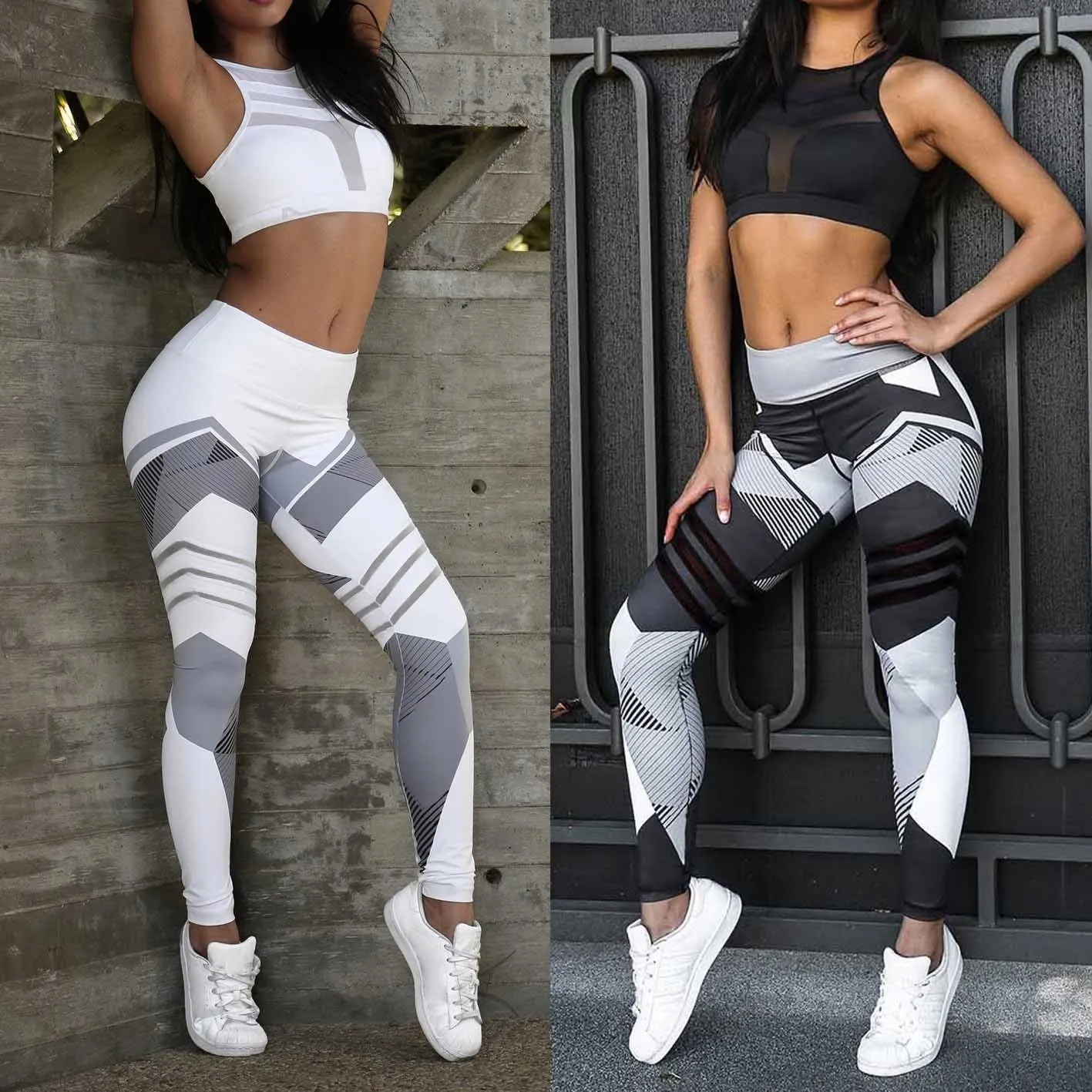 Yoga Pants S-XXXL Plus Size Leggings Sport Women Fitness Legging Slim Stretch Running Tights Women Leggins Ropa Deportiva Mujer