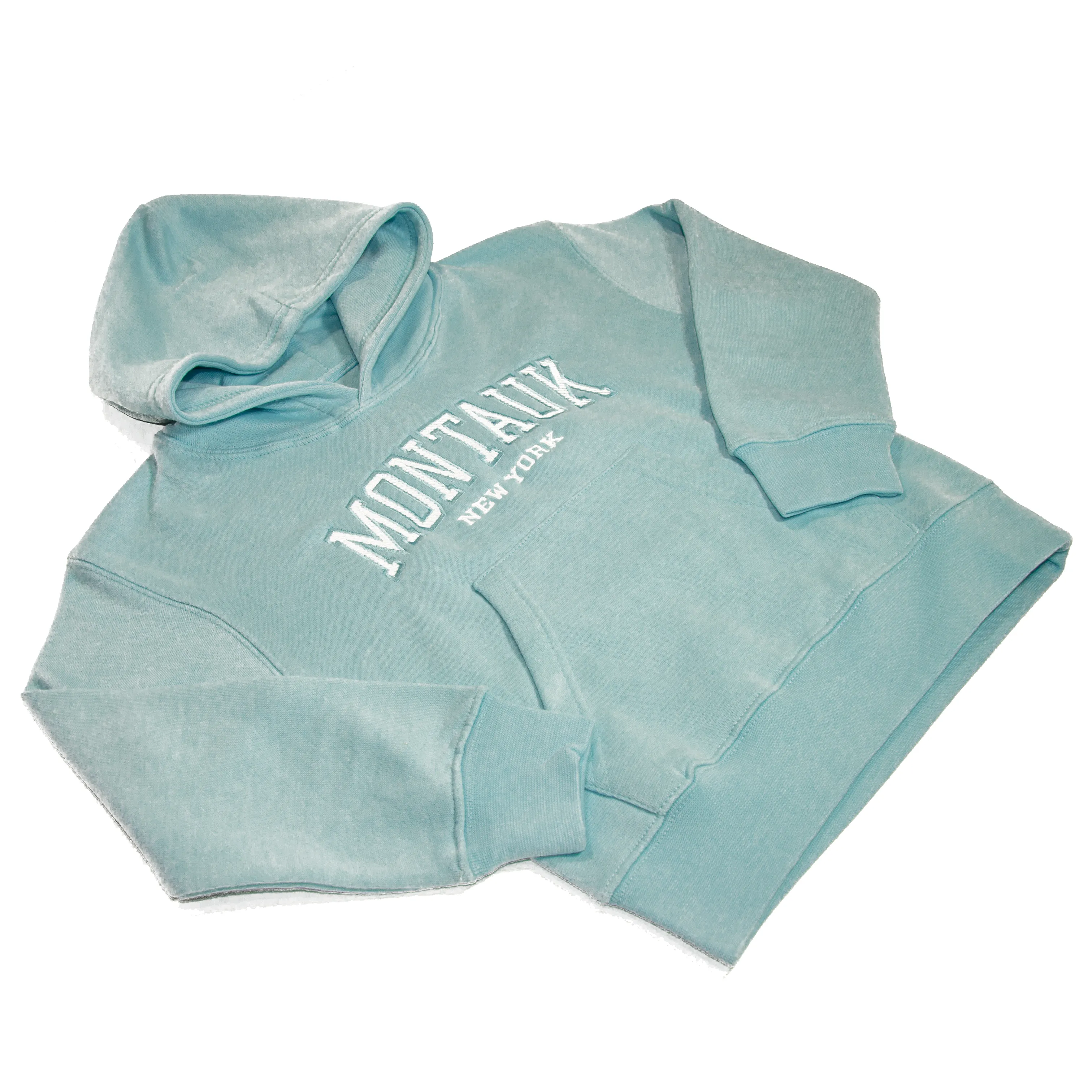 Youth Montauk The End Embroidered Pullover Hoodie